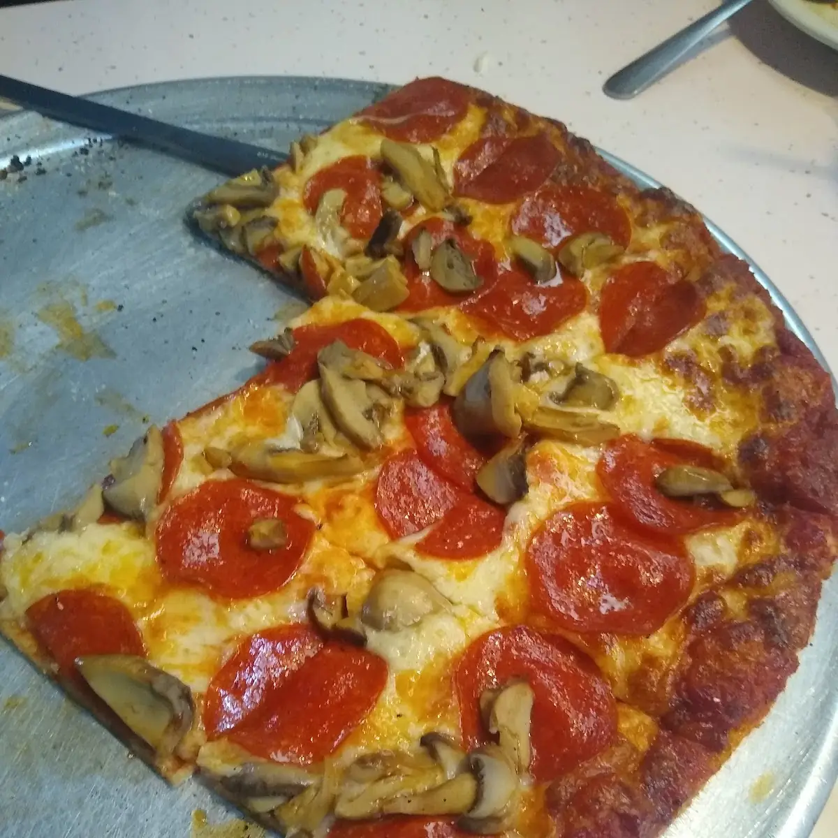 Pepperoni Mushroom Pizza