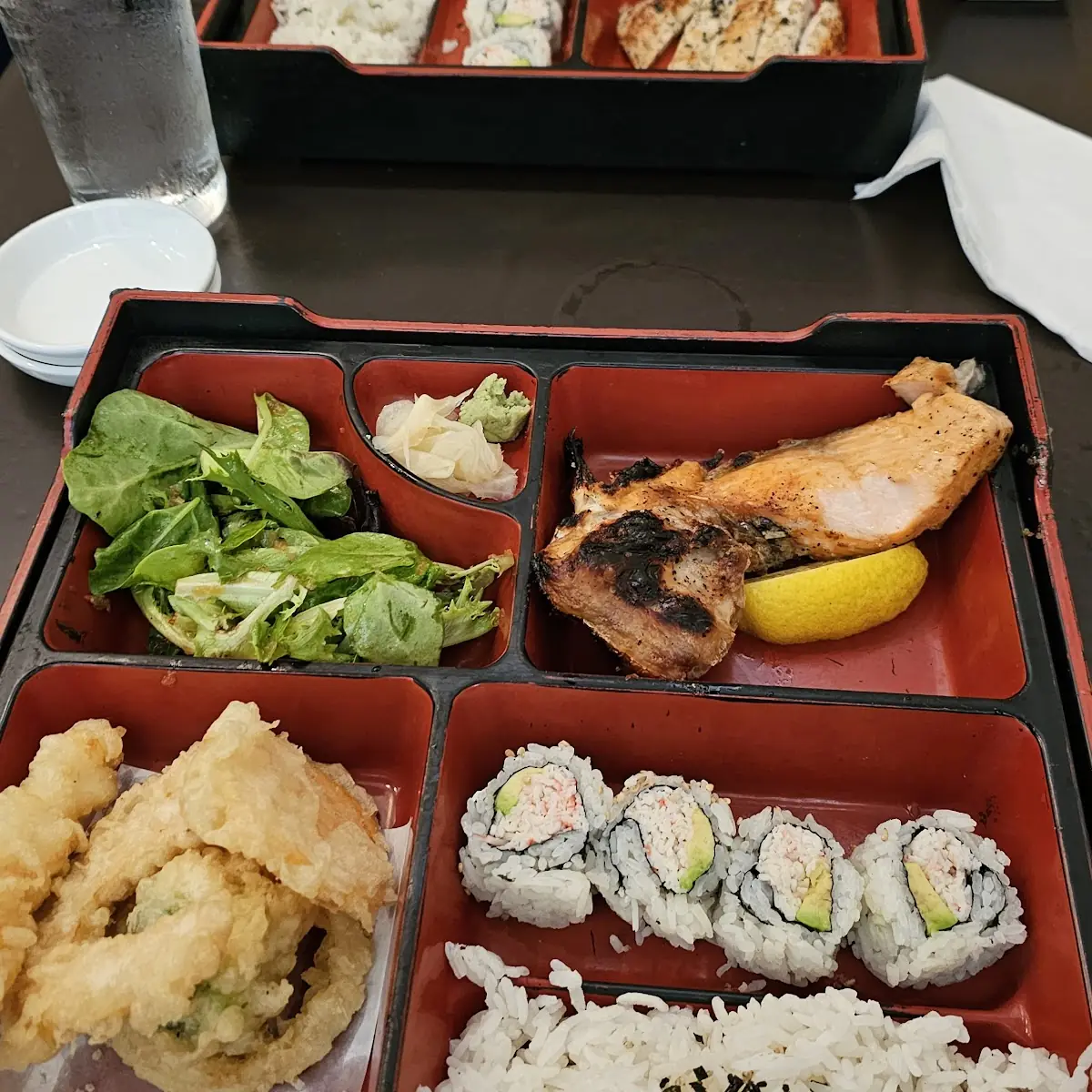 Salmon Kama Bento