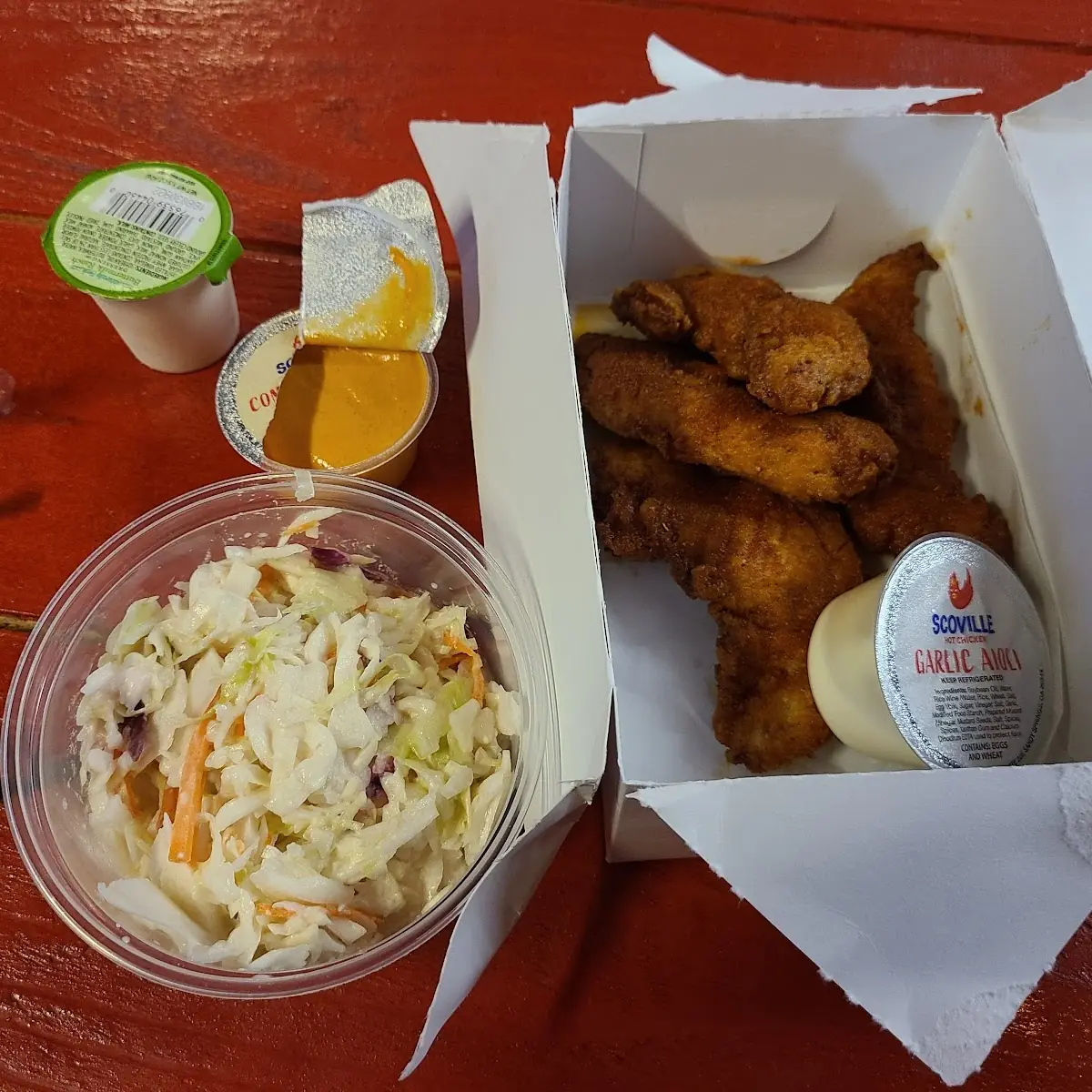 4 Tender Basket with Coleslaw