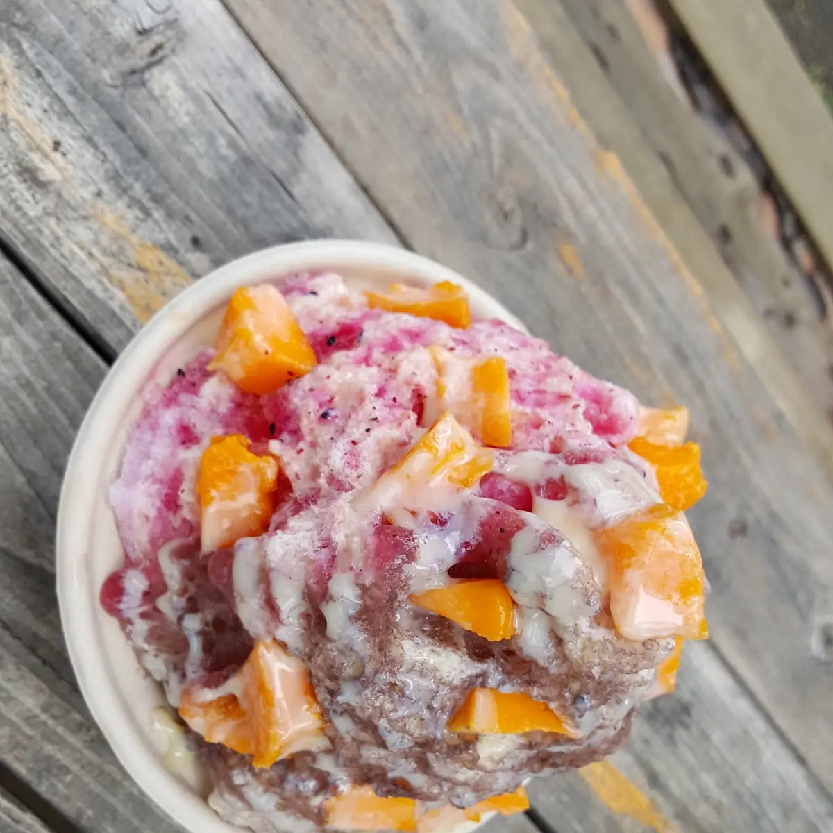 Shaved Ice Organic Fruit Juice