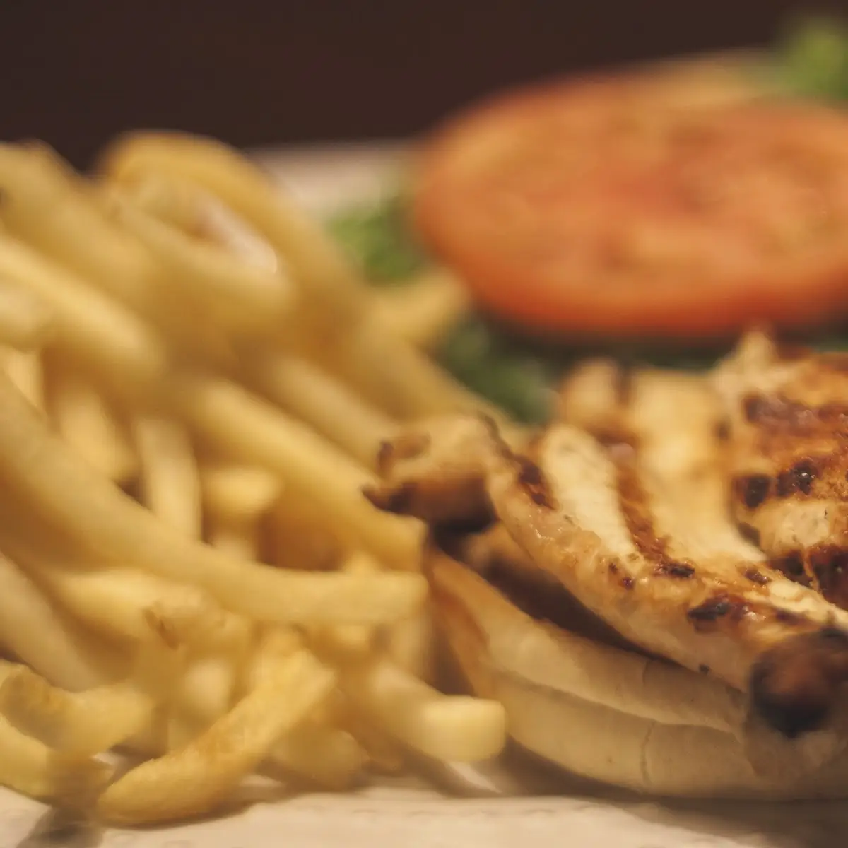 Chicken Breast Grilled Sandwich Low Fat