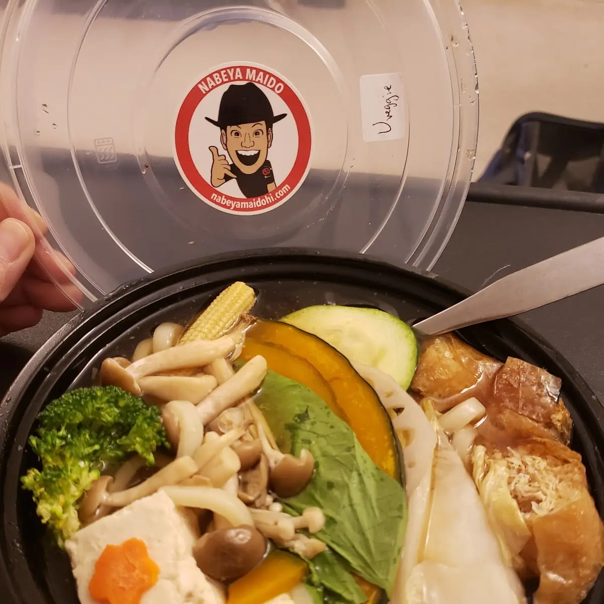 Take Home Veggie Nabeyaki Udon