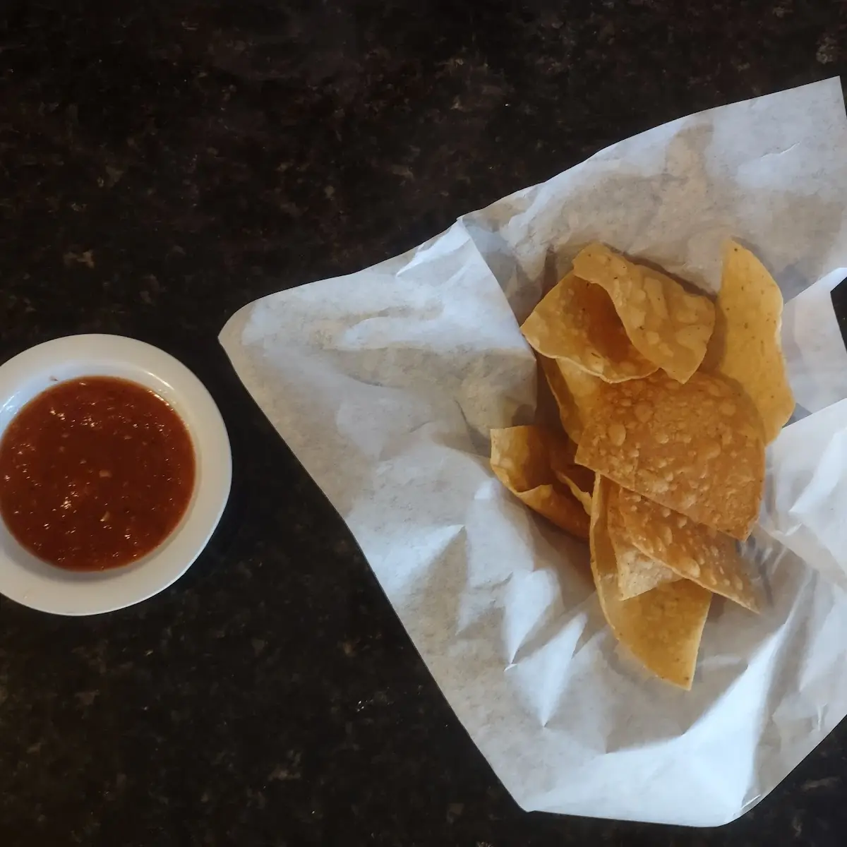 Chips and Chili Verde Salsa