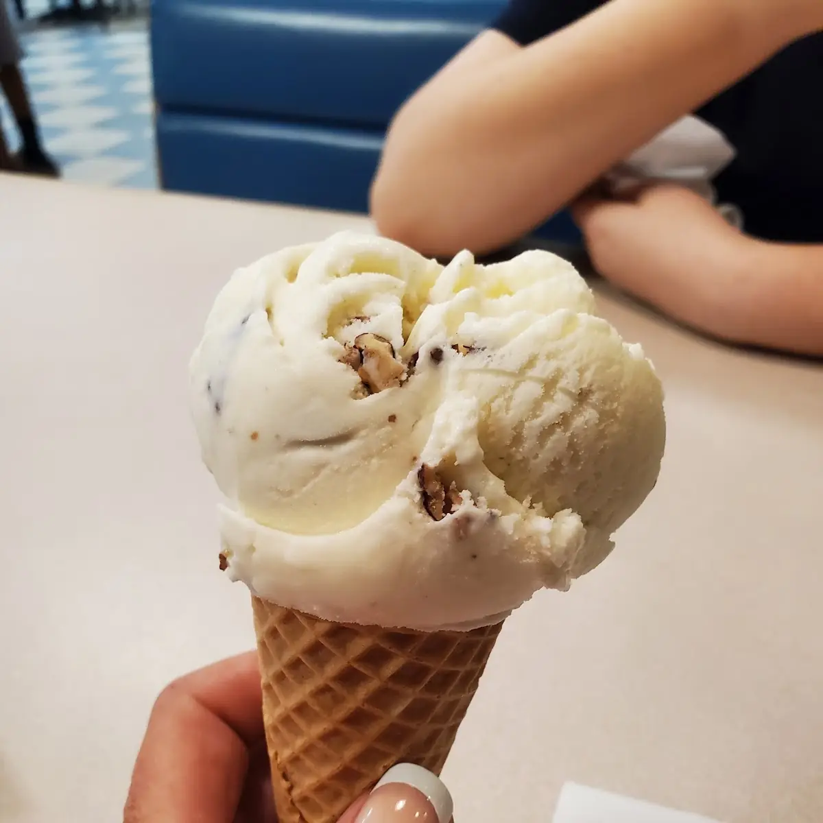 Medium Butter Pecan Ice Cream Cone