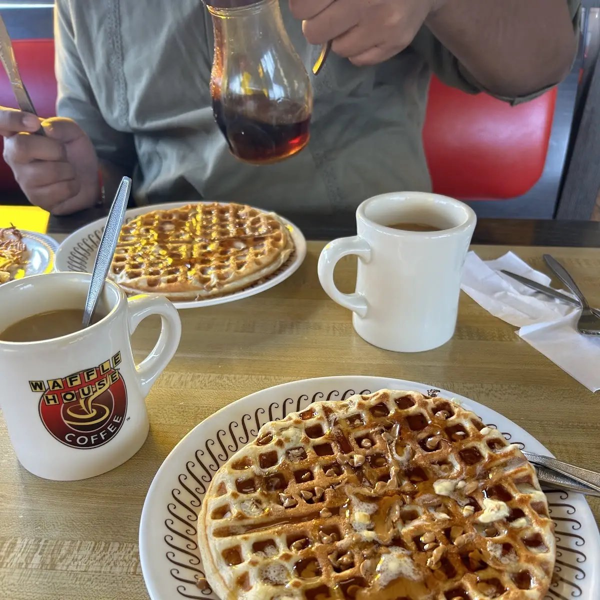 Peanut Chip Waffles