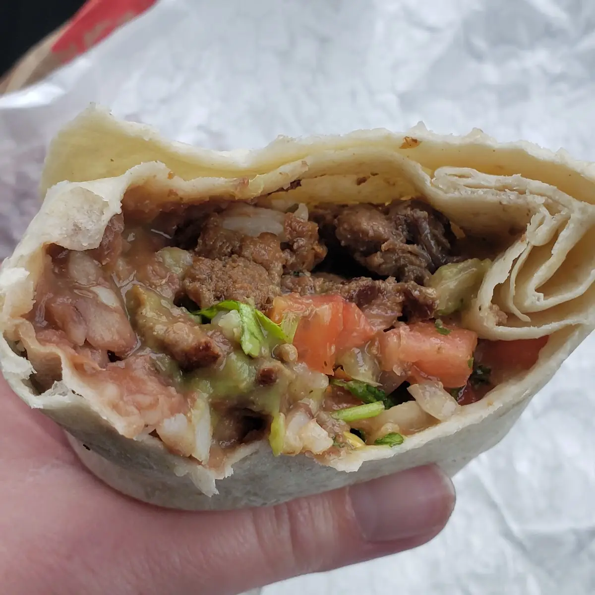 Carne Asada Bean Burrito