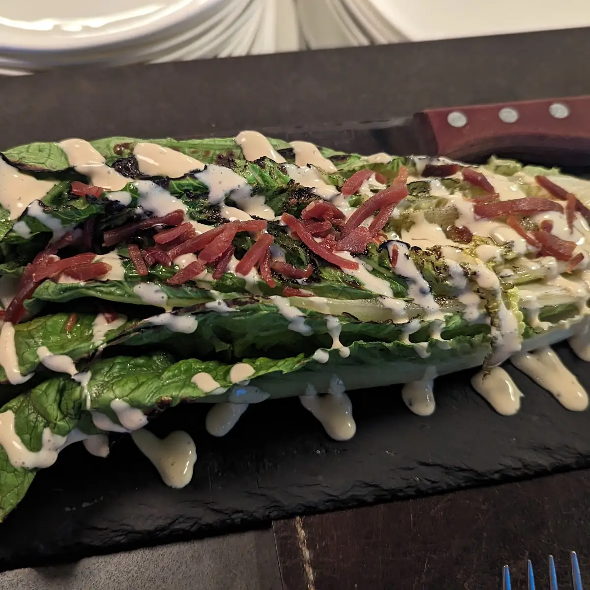Grilled Caesar Salad
