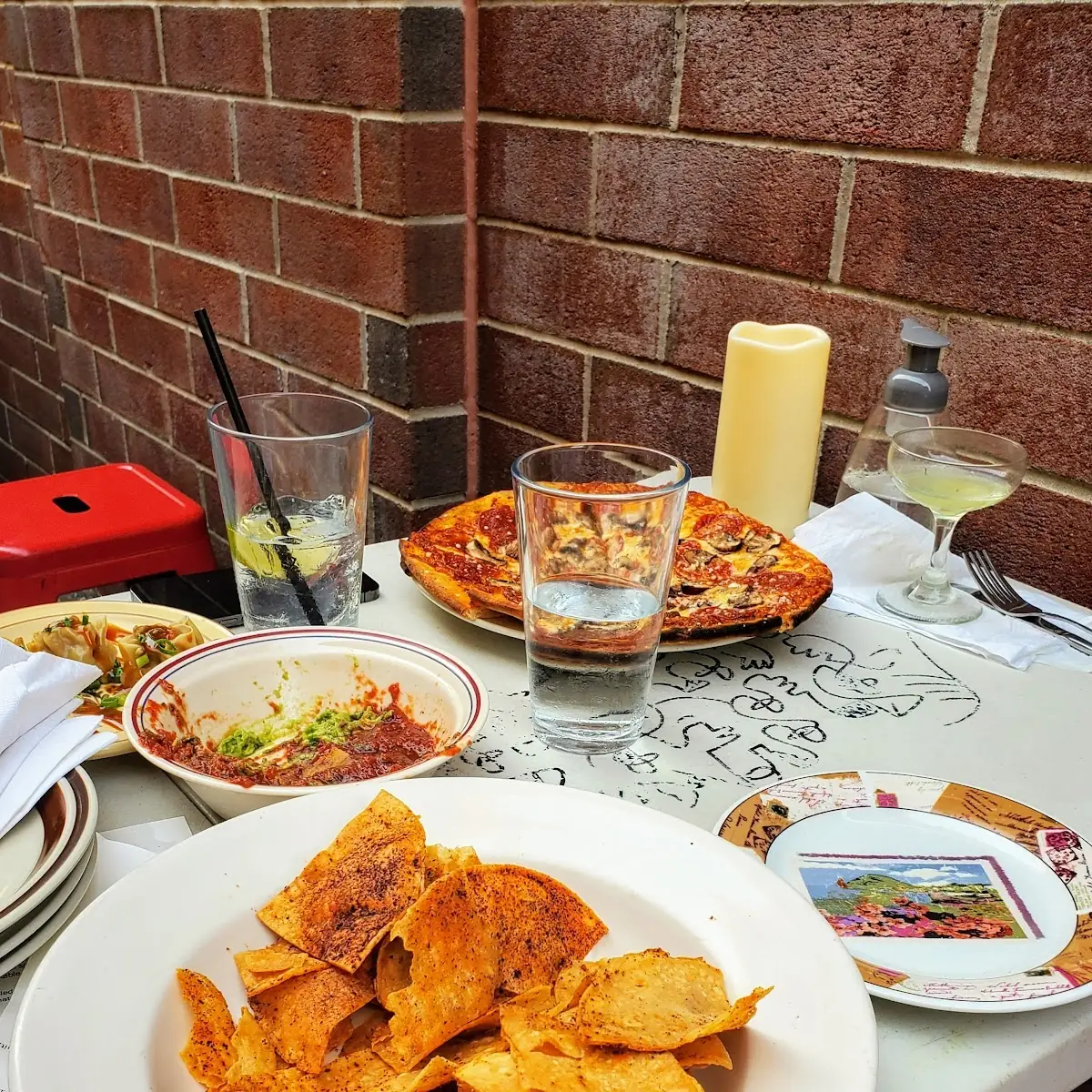 Tortilla Chips and Pizza