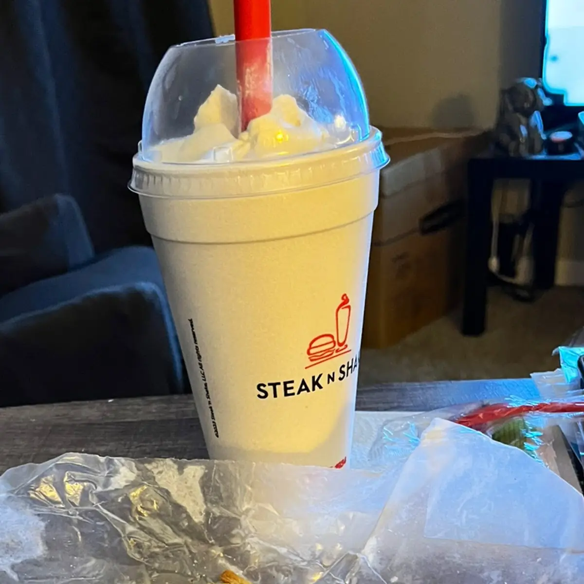 Double Steakburger Fries & Chocolate Shake