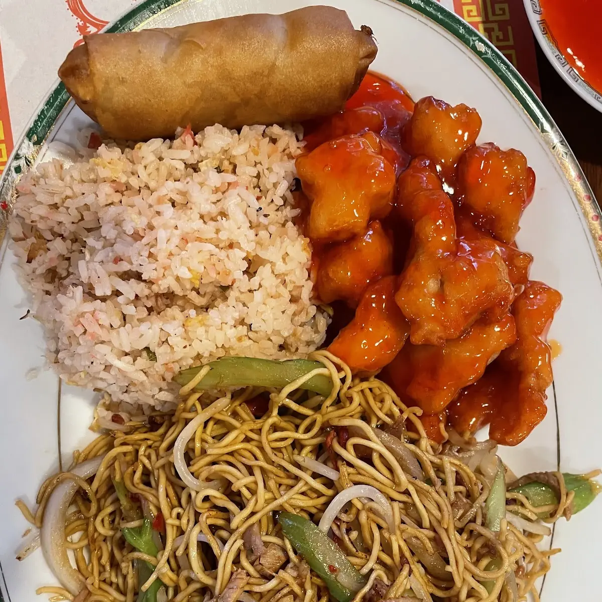 Mandarin Chicken Dinner Combo