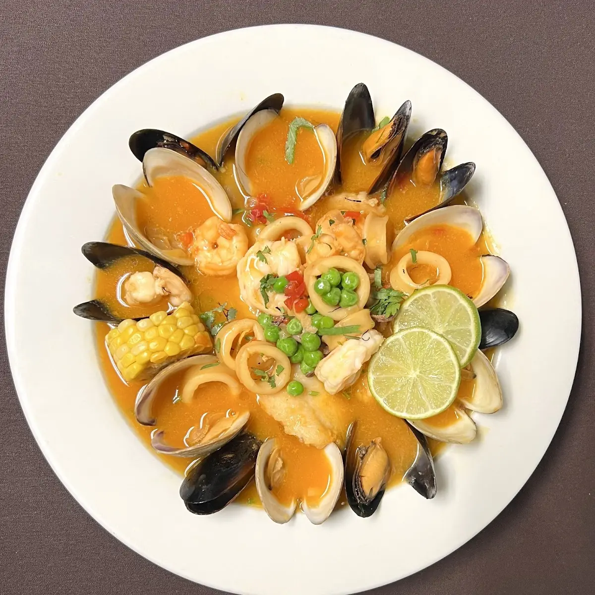 Seafood Soup Mariscada Main Course