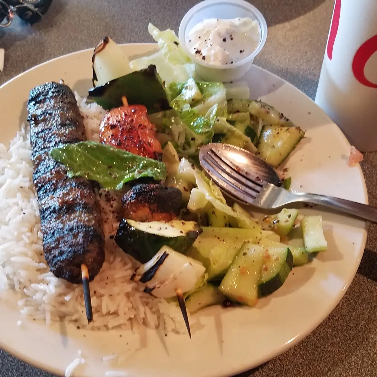 Lamb Kabob Entrée