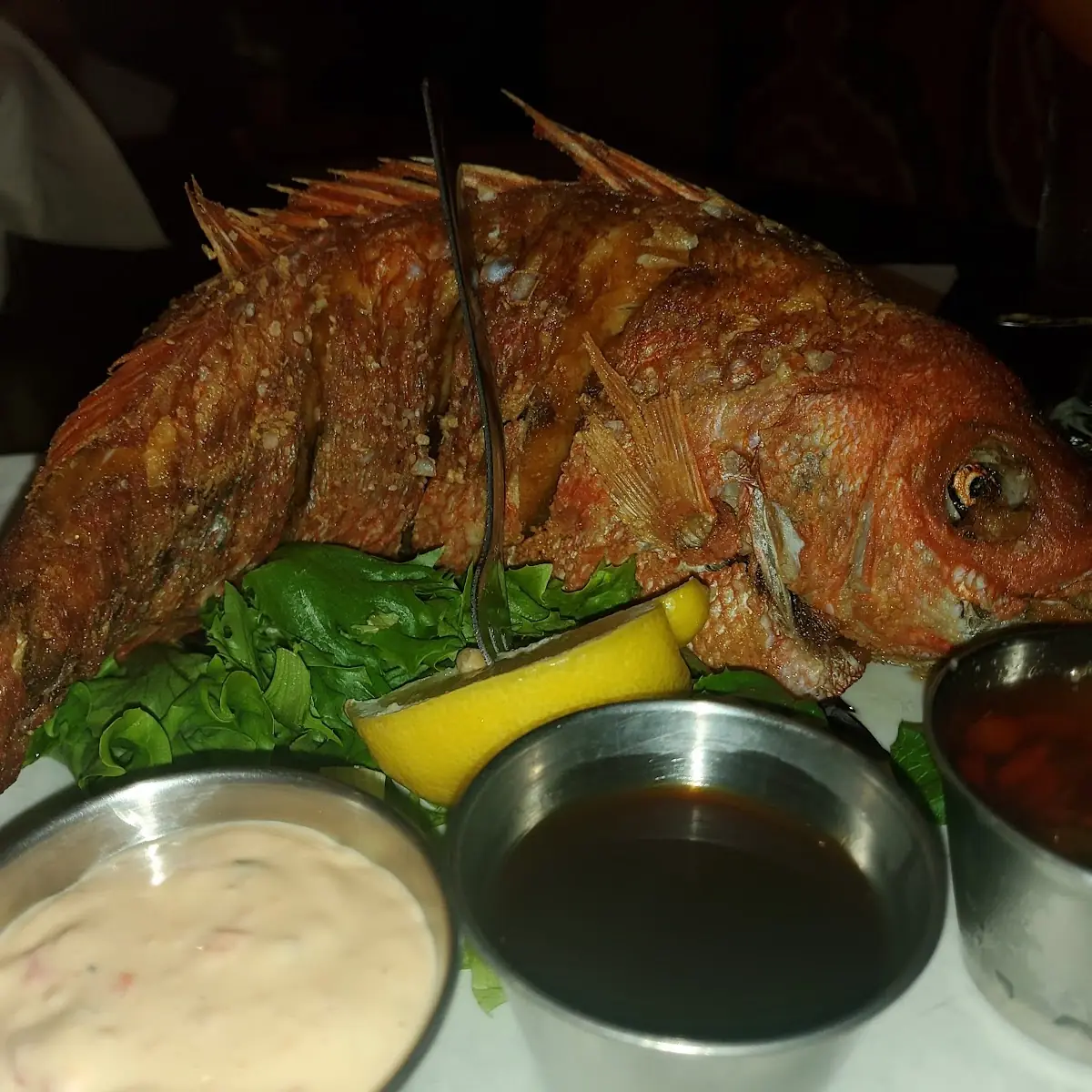 Red Snapper Appetizer Platter