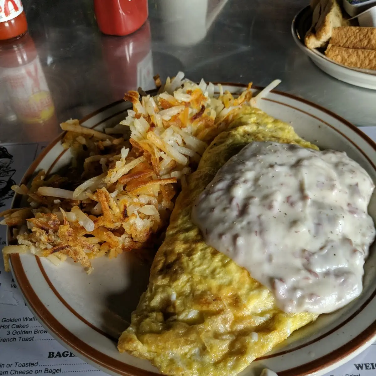 Chipped Beef Omelette