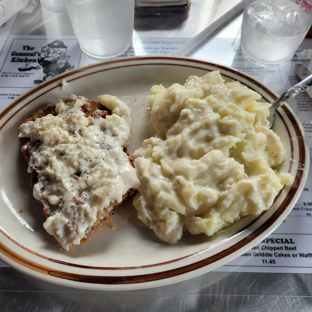 Country Fried Steak and Mashed Potatoes