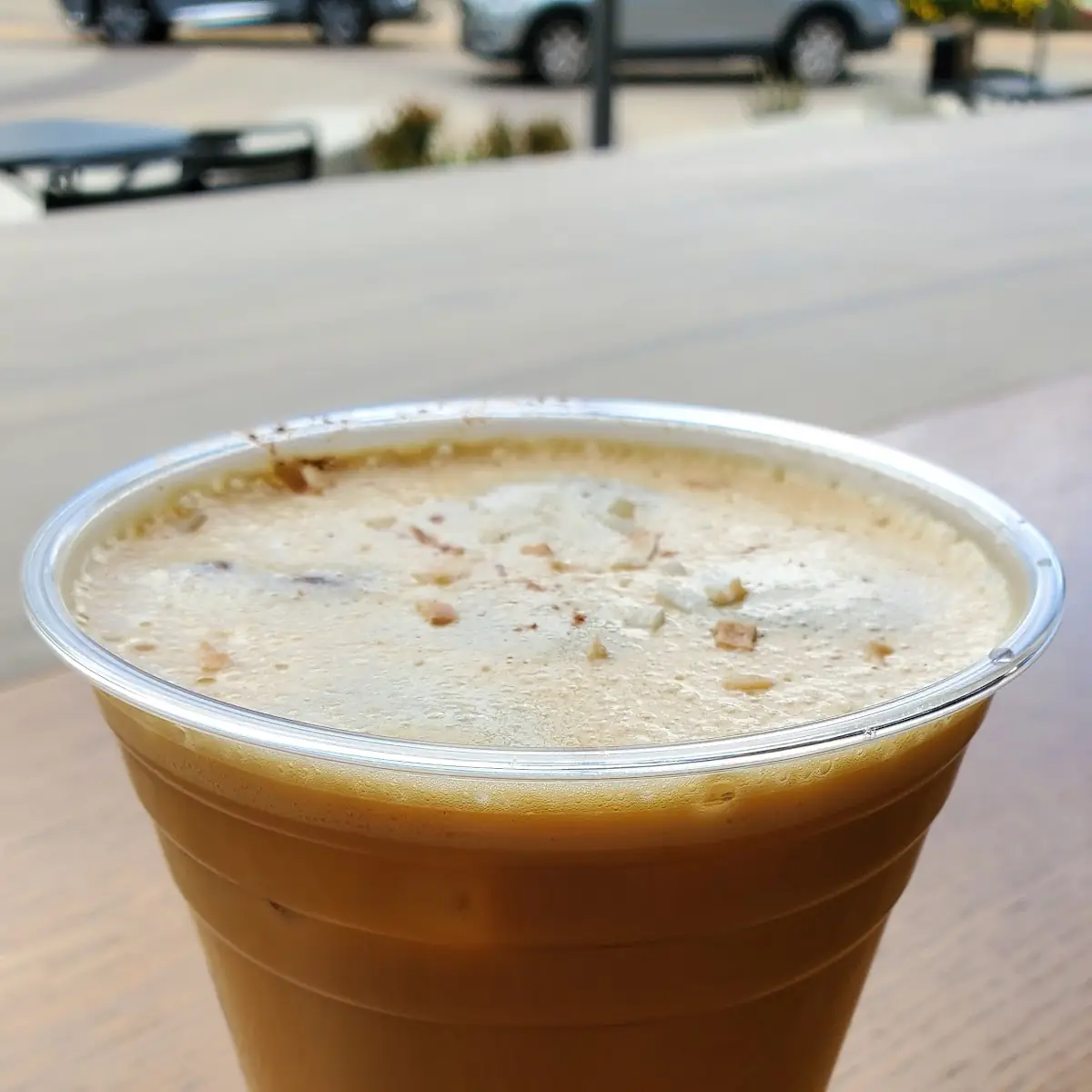 Toasted Coconut Iced Latte