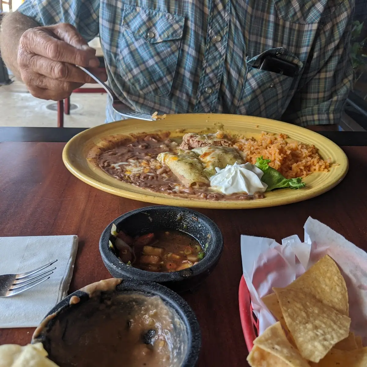 Enchiladas Verdes
