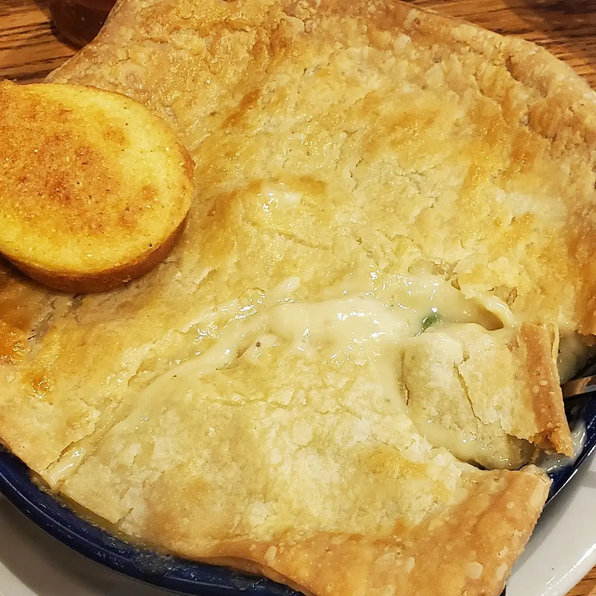 Chicken Potpie & Cornbread Muffin