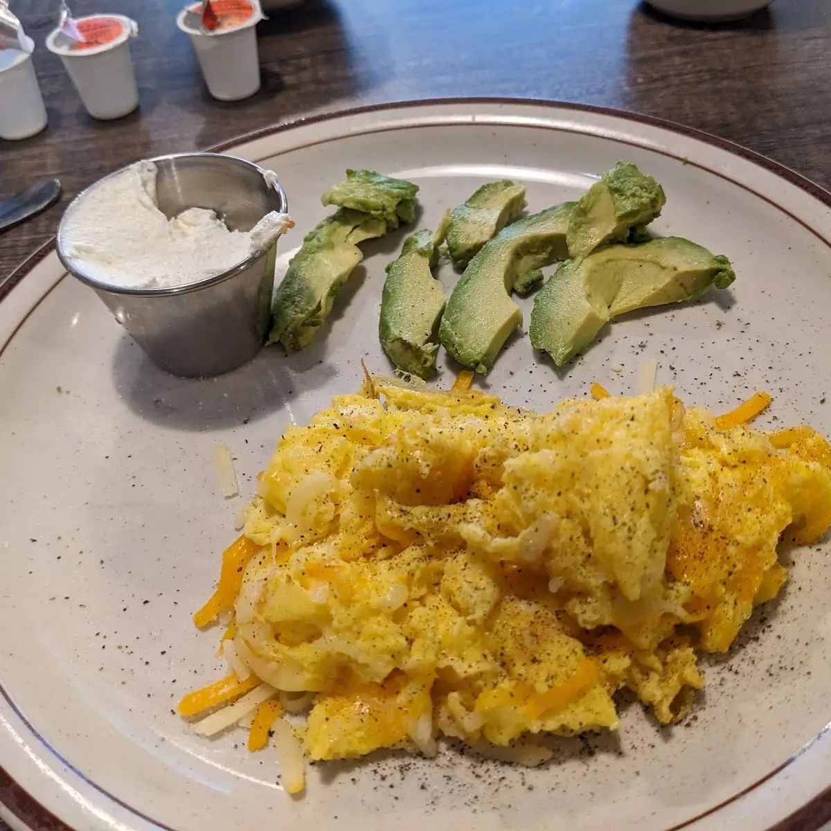 Scrambled Eggs and Cheese