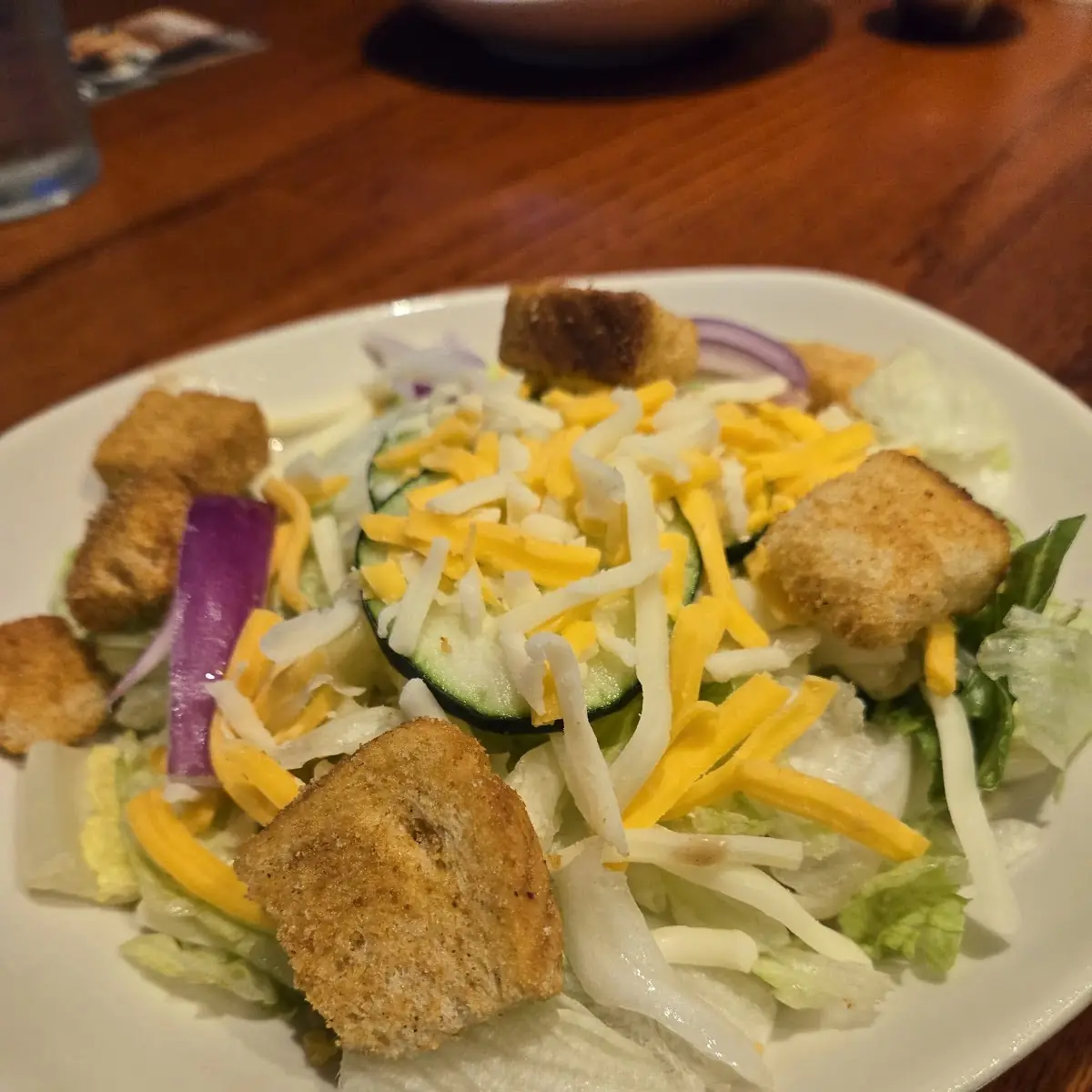 Salad with Ranch Dressing