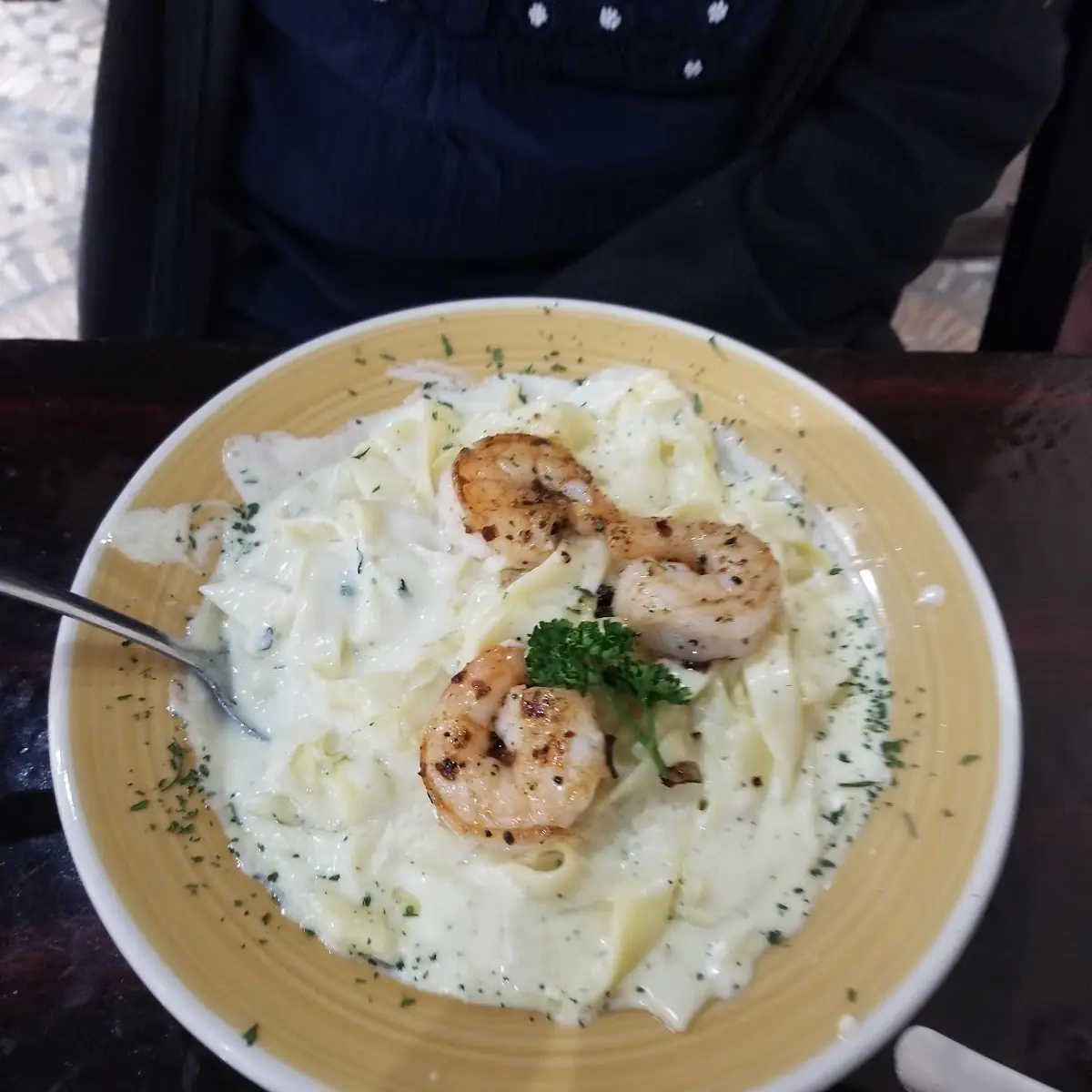 Shrimp Alfredo