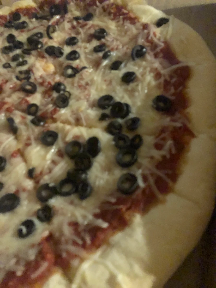 Vegan Pizza with Olives