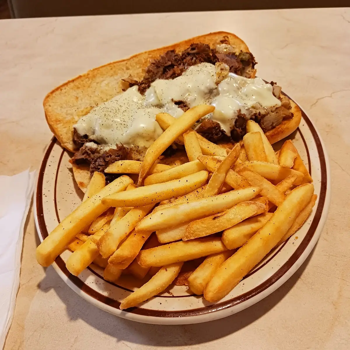 Philly Cheese Steak Sandwich