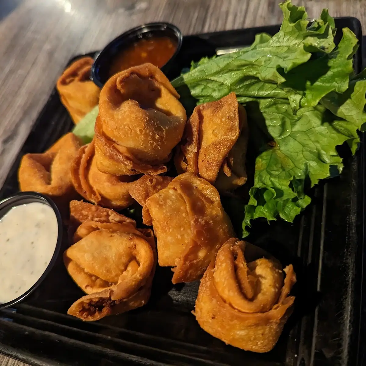 Buffalo Chicken Rangoons