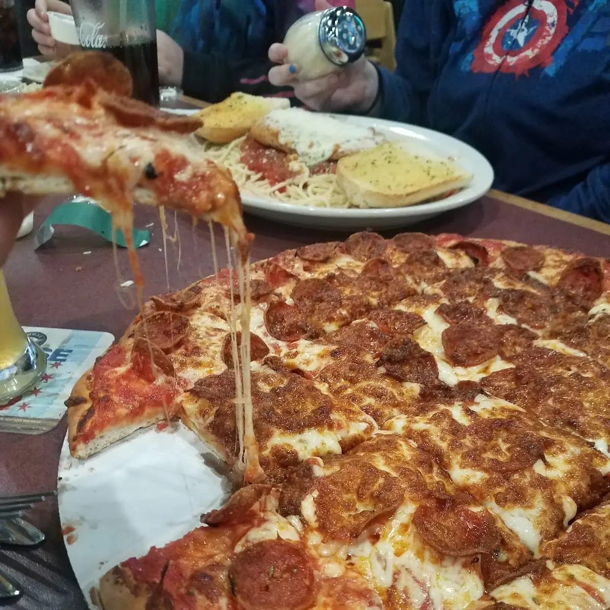 Pepperoni Cheese Extra Cheese Pizza