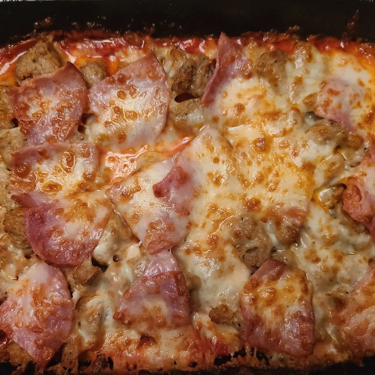 All Meat Pizza Bowl