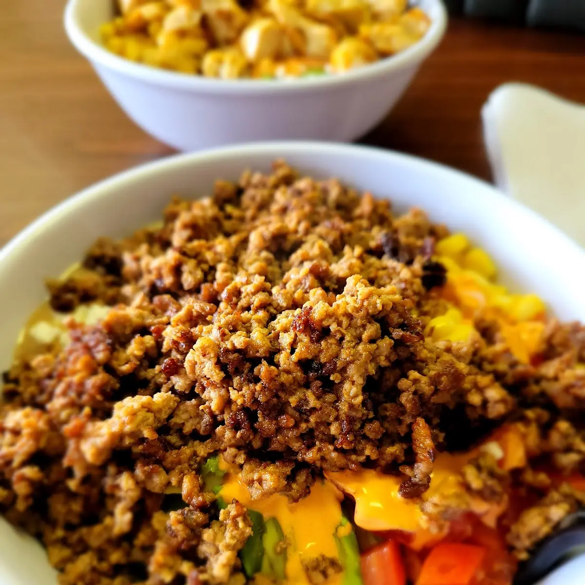 Ground Beef Rice Bowl