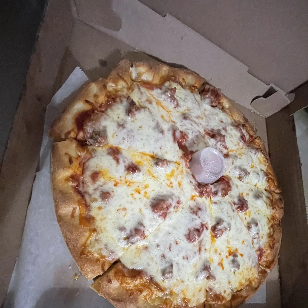 Pepperoni and Sausage Pizza