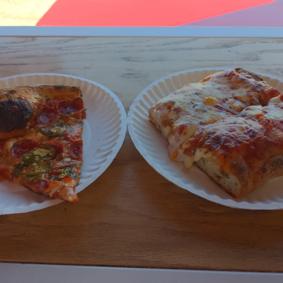Spicy Pepperoni Pizza & Deep Dish Cheese Pizza