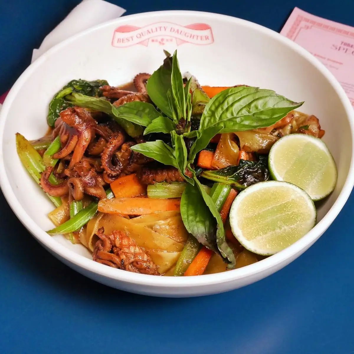 Drunken Noodle Red Curry Mole