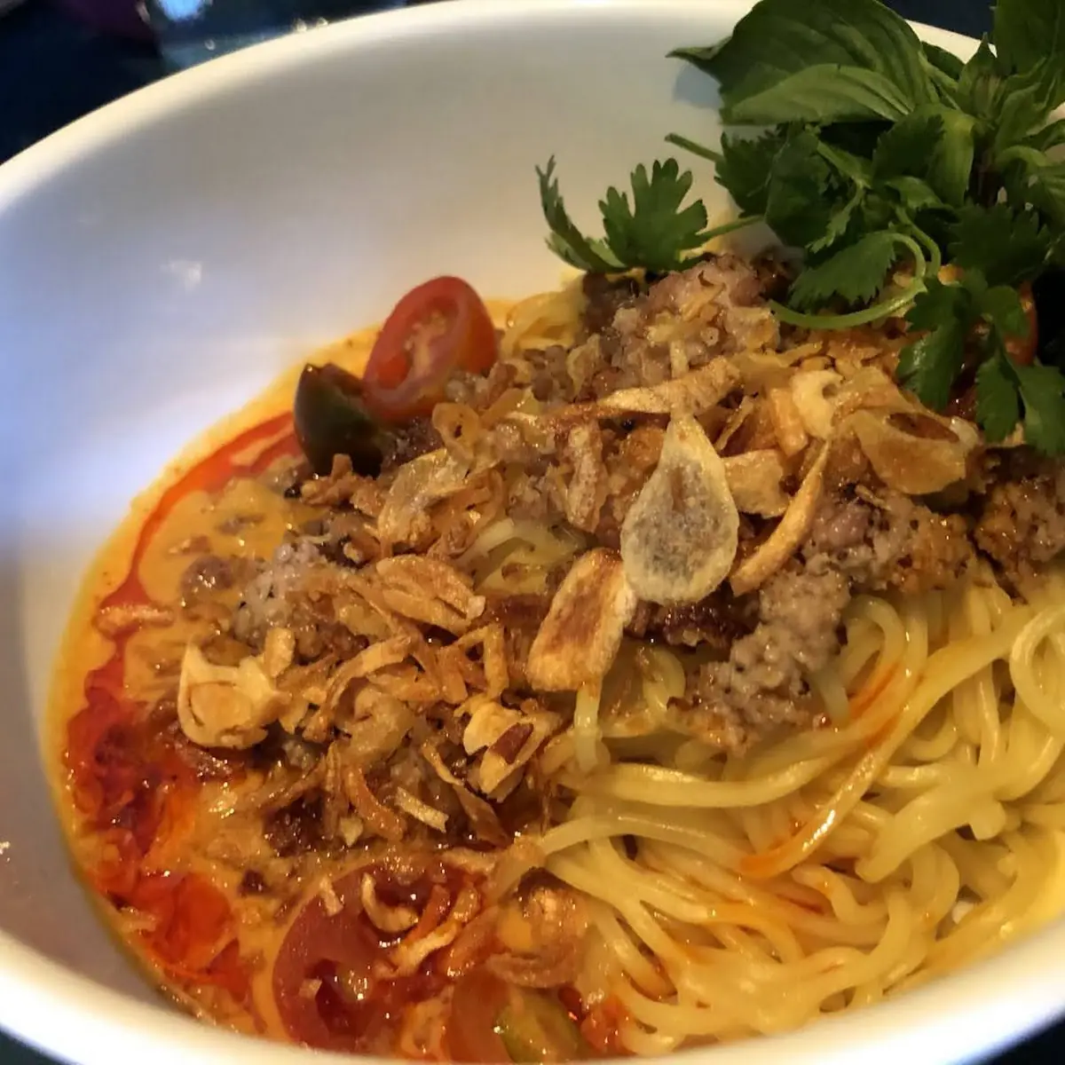 Panang Curry Dan Dan Noodles