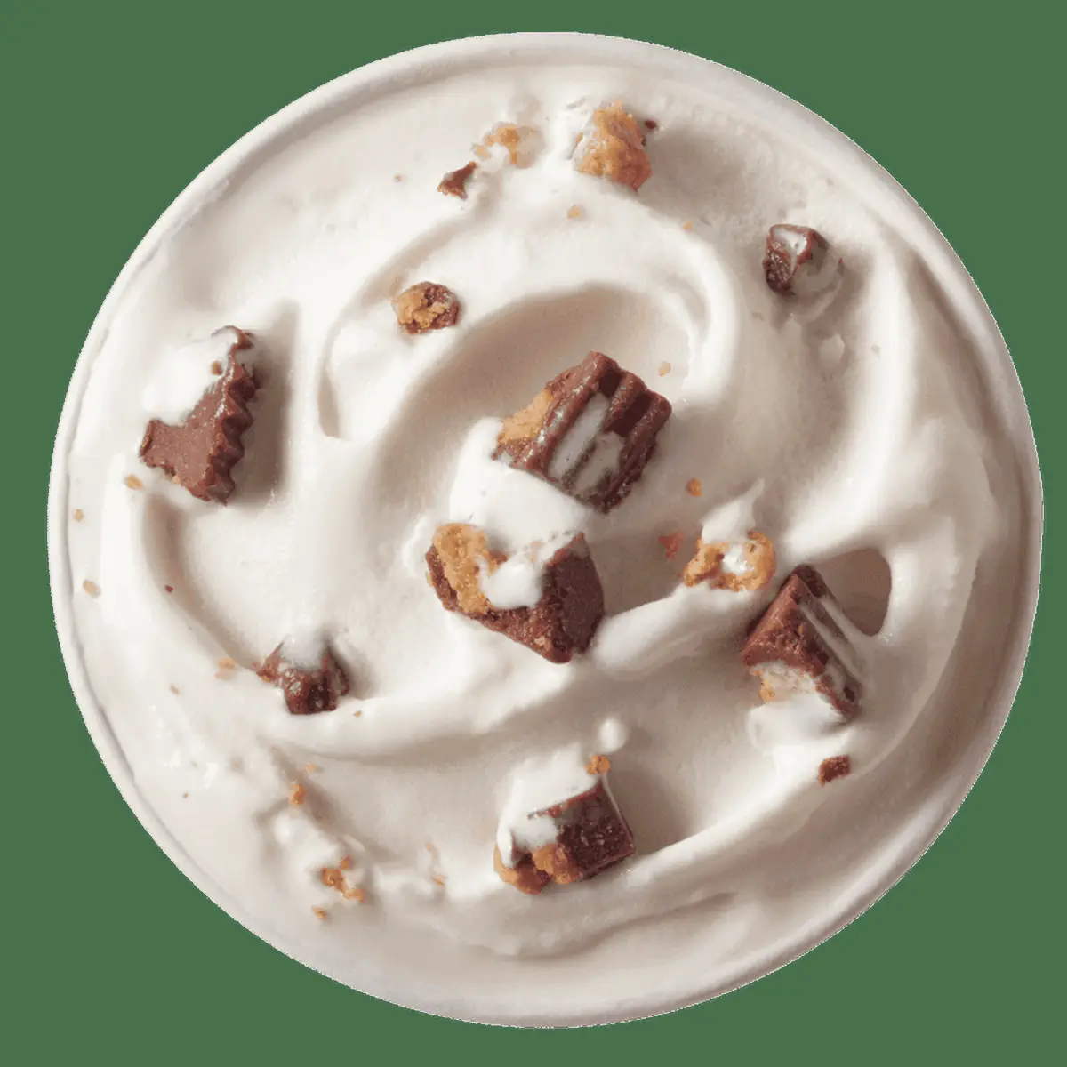 Turtle Pecan Cluster Blizzard Treat