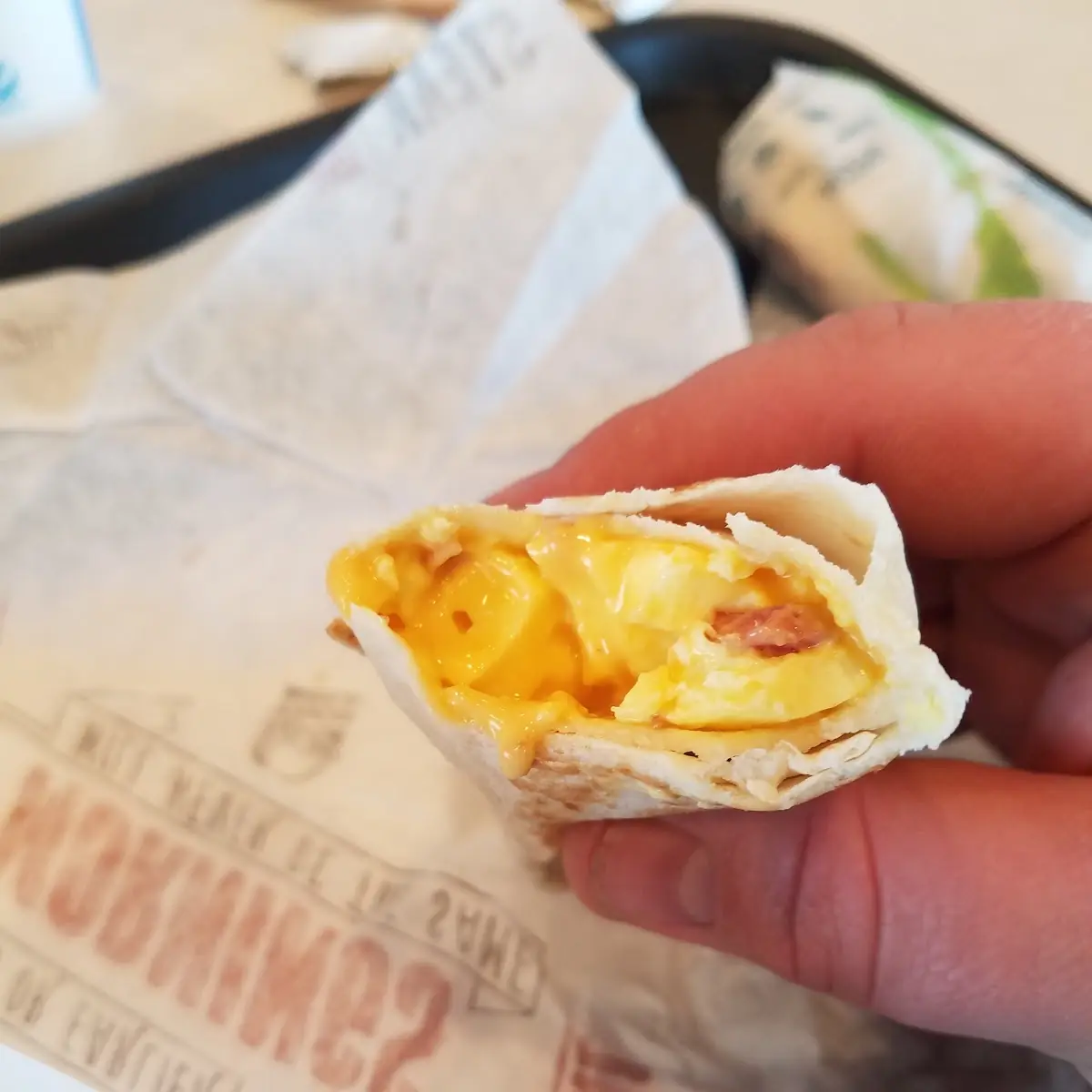 Grilled Breakfast Burrito Fiesta Burrito