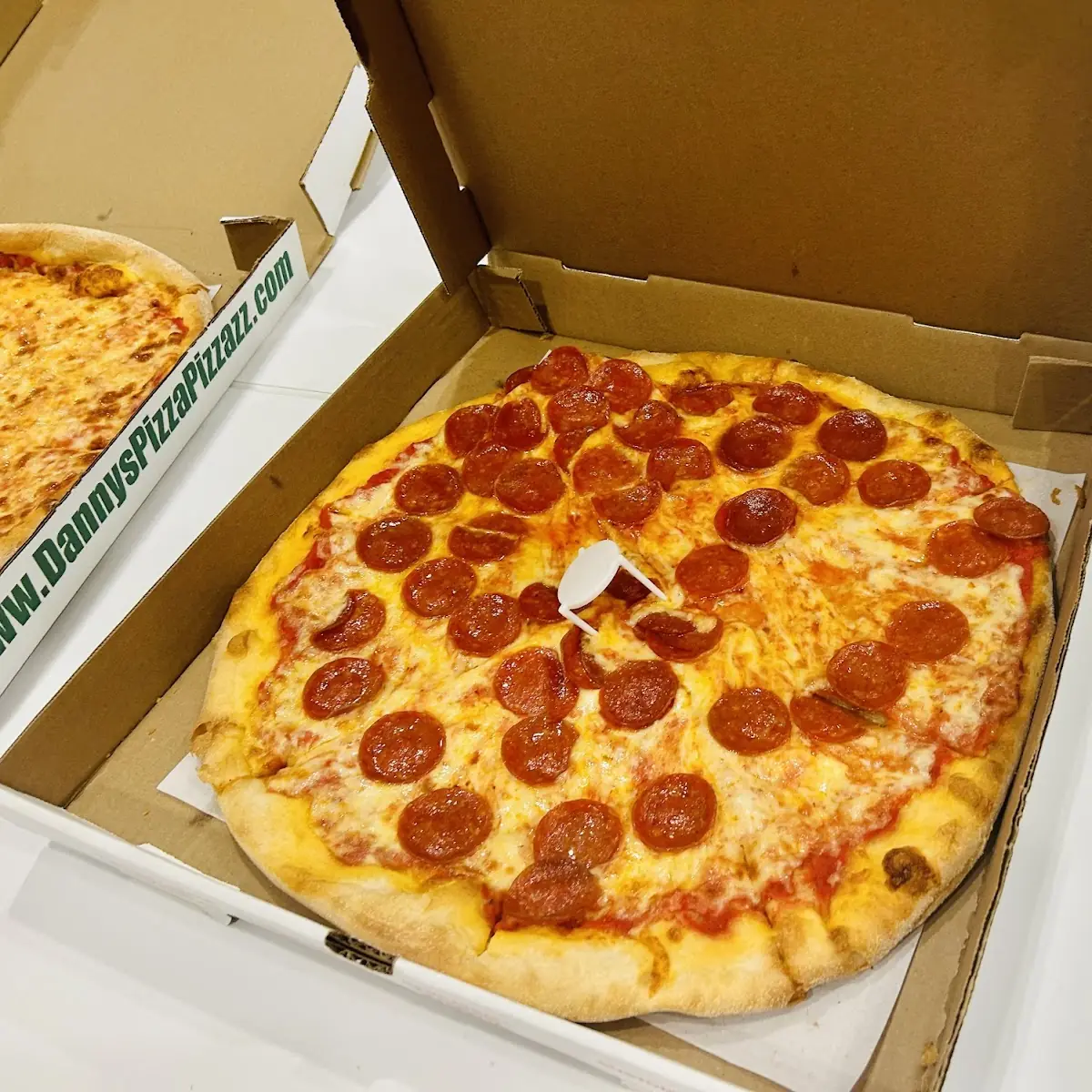 Cheese Pizza and Pepperoni Pizza