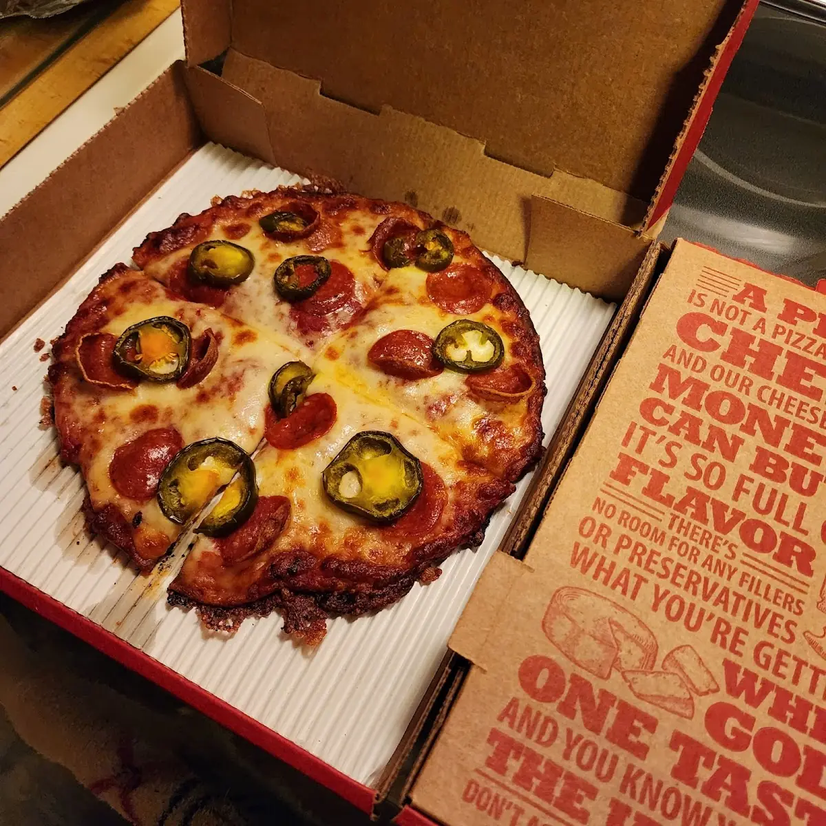 Pepperoni Pizza with Cauliflower Crust