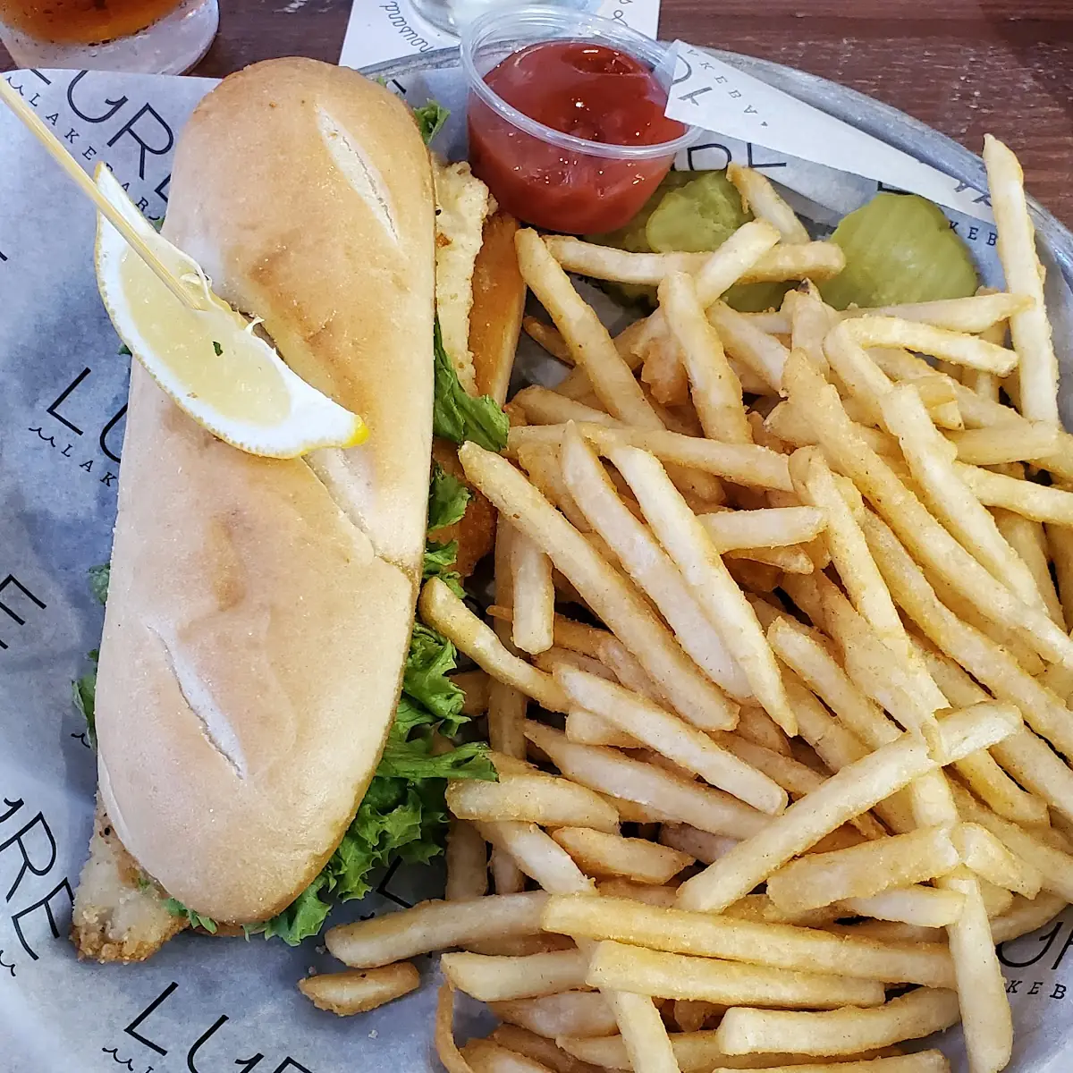 Walleye Sandwich