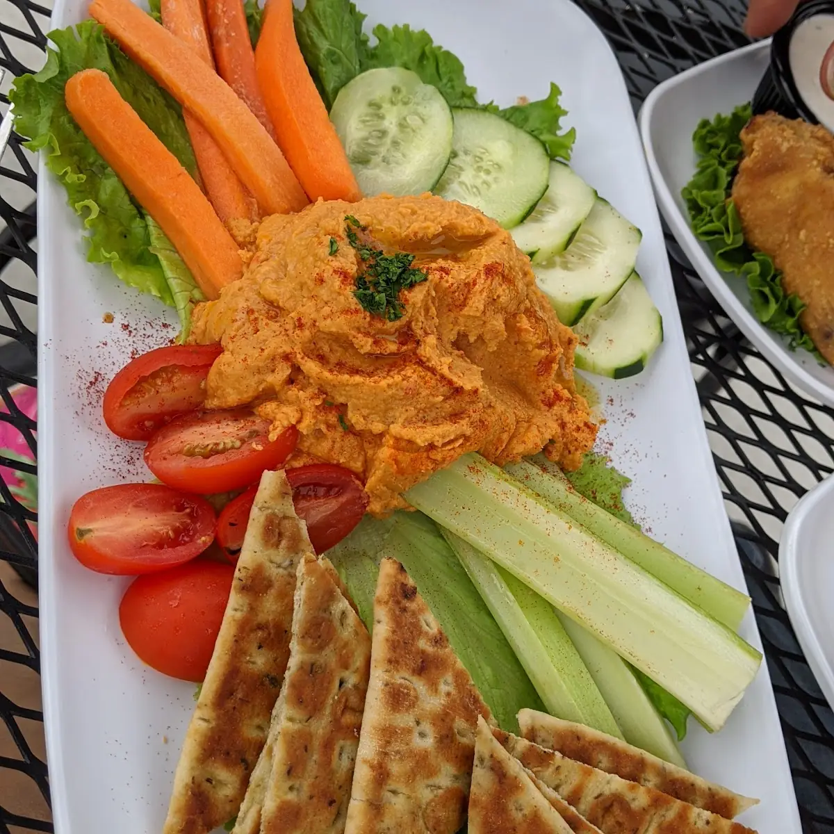 Fire Roasted Red Pepper Hummus