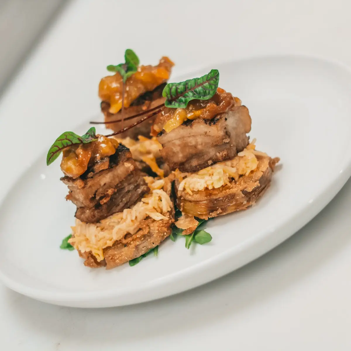 Pork Belly & Fried Green Tomatoes