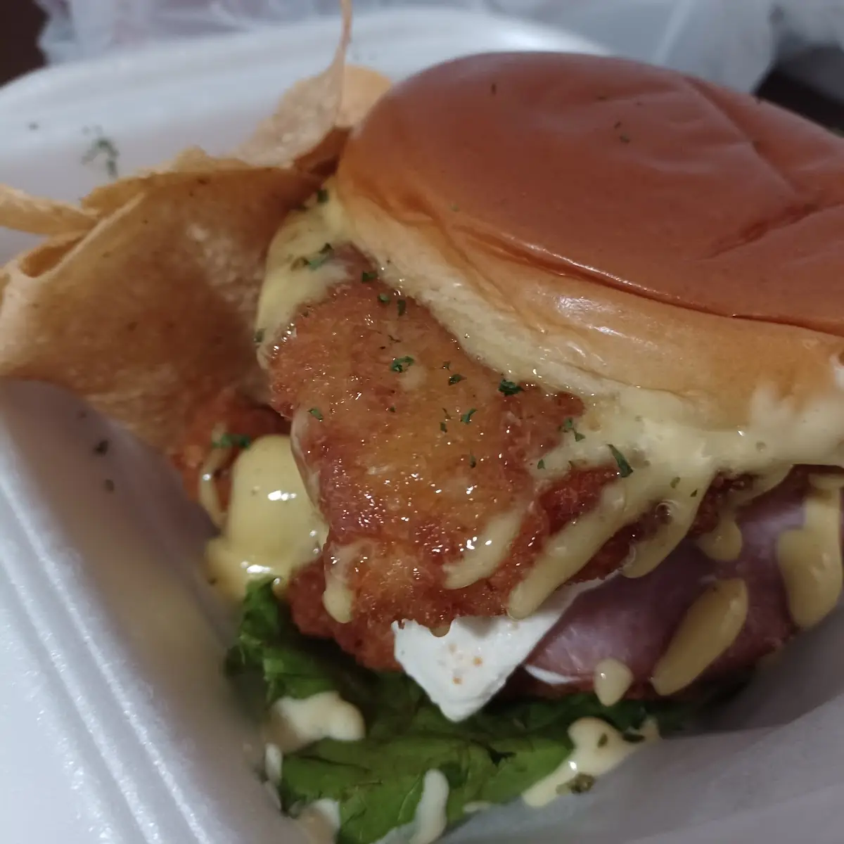 Crispy Cordon Bleu Chicken Sandwich