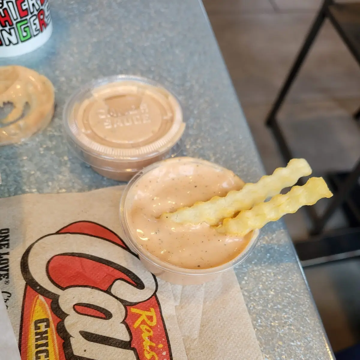 French Fries with Cane Sauce