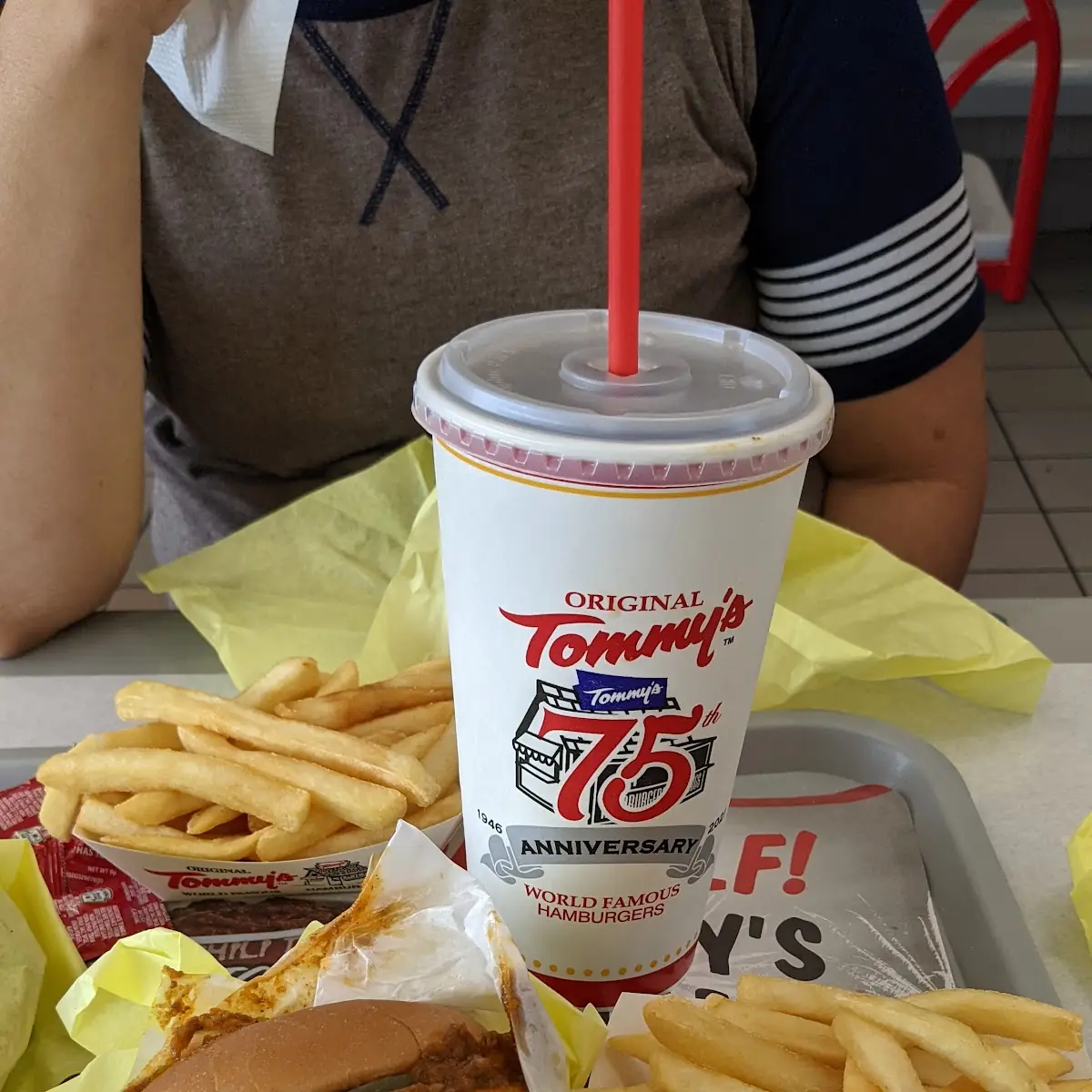 Chili Cheese Burger Combo