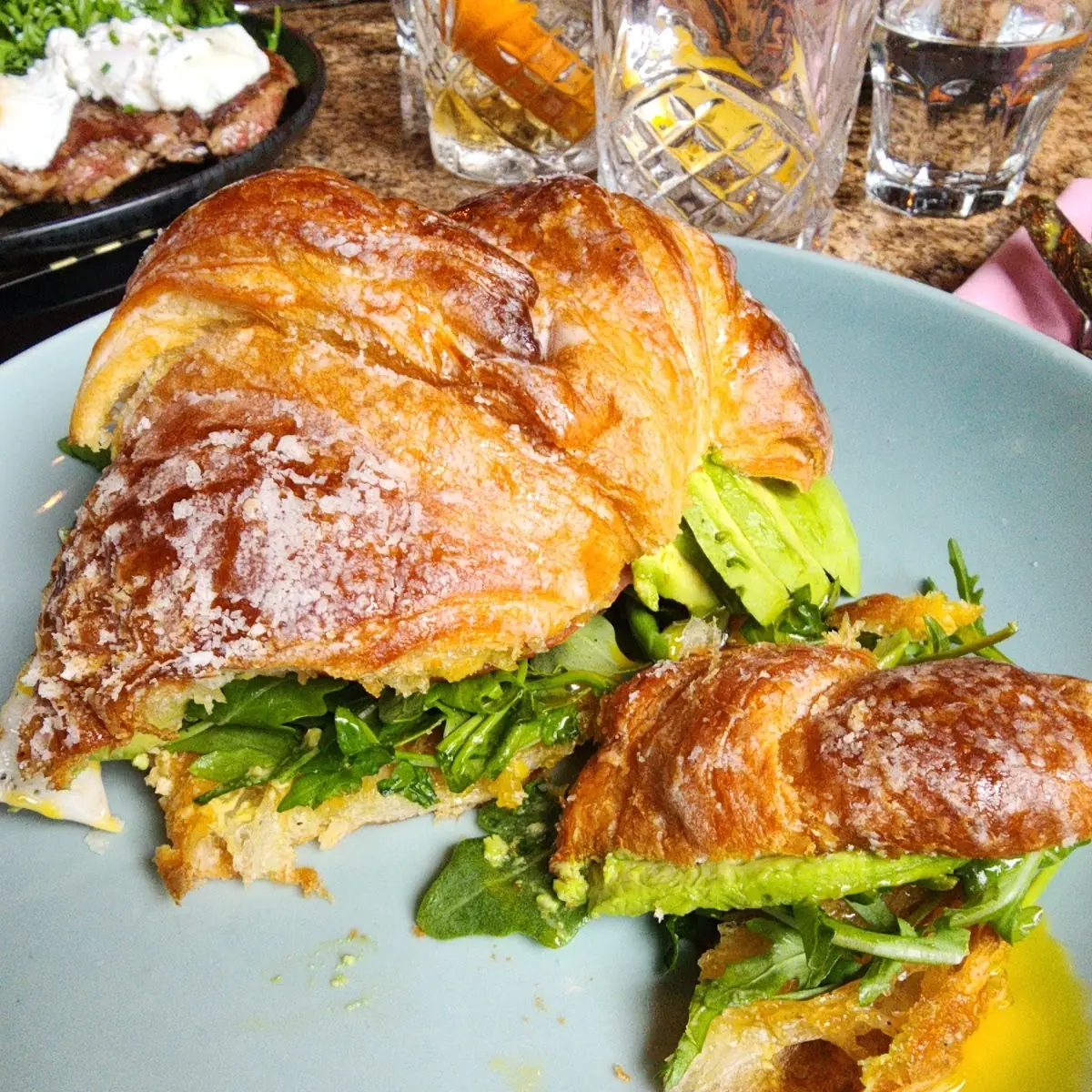 Croissant Breakfast Sandwich Brunch