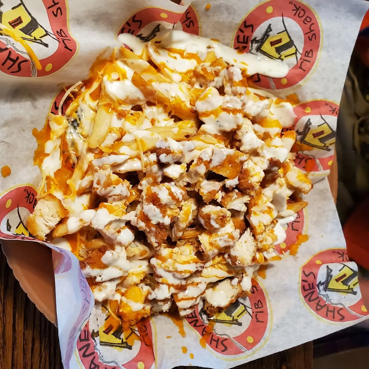 Cheese Fries with Cole Slaw