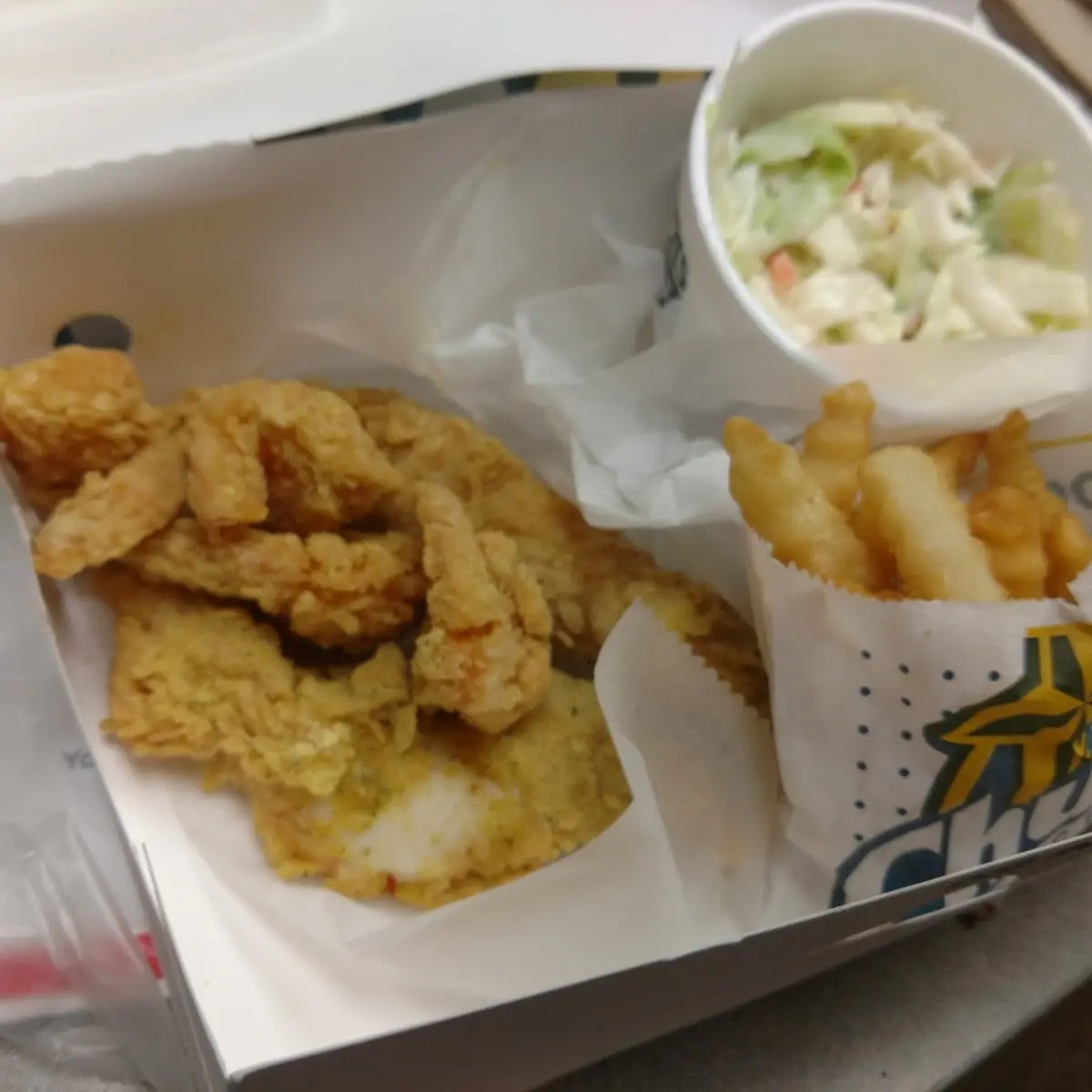 Chicken Strip and Shrimp Box