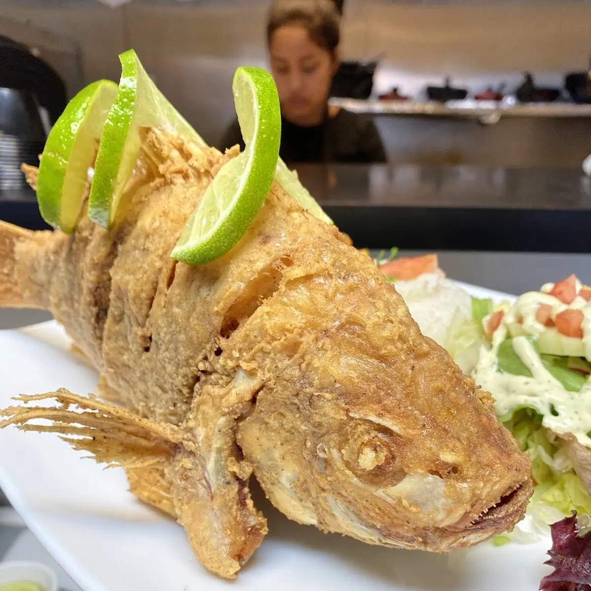 Mojarra Frita Red Snapper