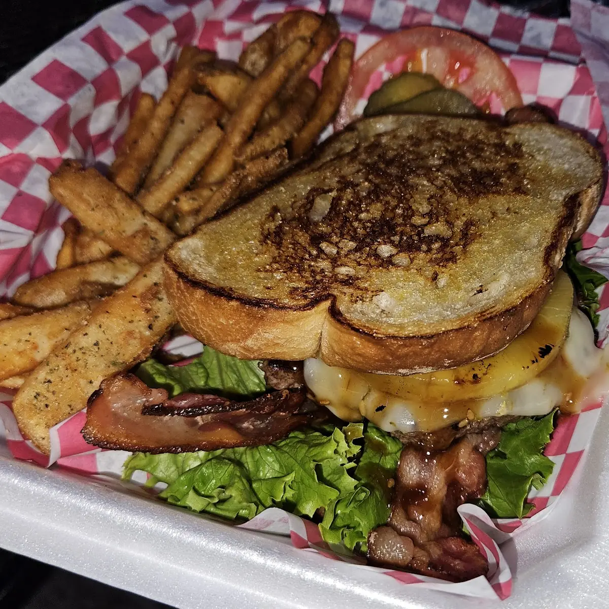 Hawaiian Burger on Sourdough